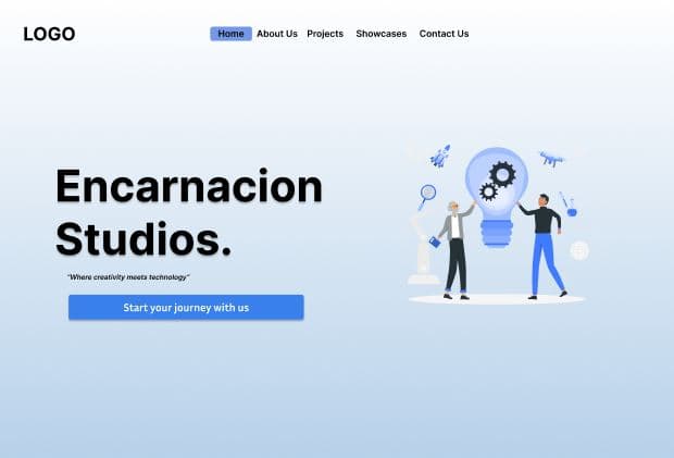 Encarnacion Studios Landing Page
